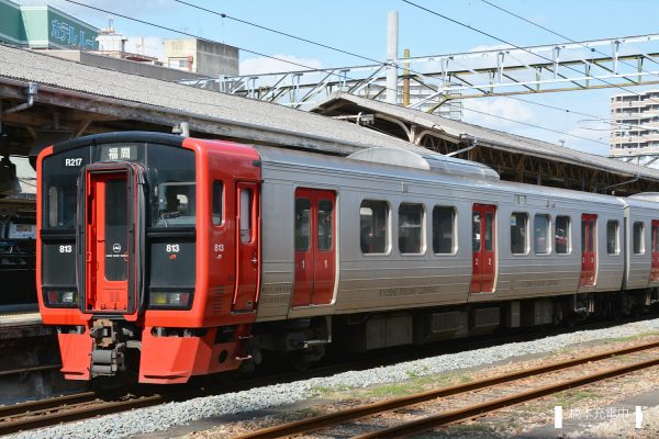 813系電車 R217編成(南福岡車両区)/2016-01-30 鳥栖