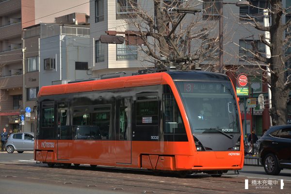 伊予鉄道モハ5000形 5002 2018-01-20 松山市